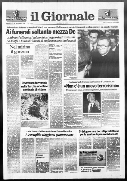 Il giornale : quotidiano del mattino